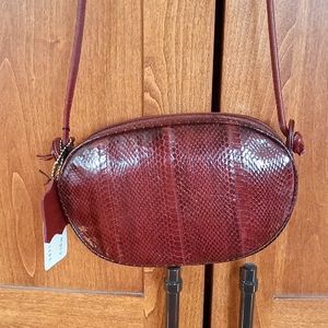 Snake skin crossbody